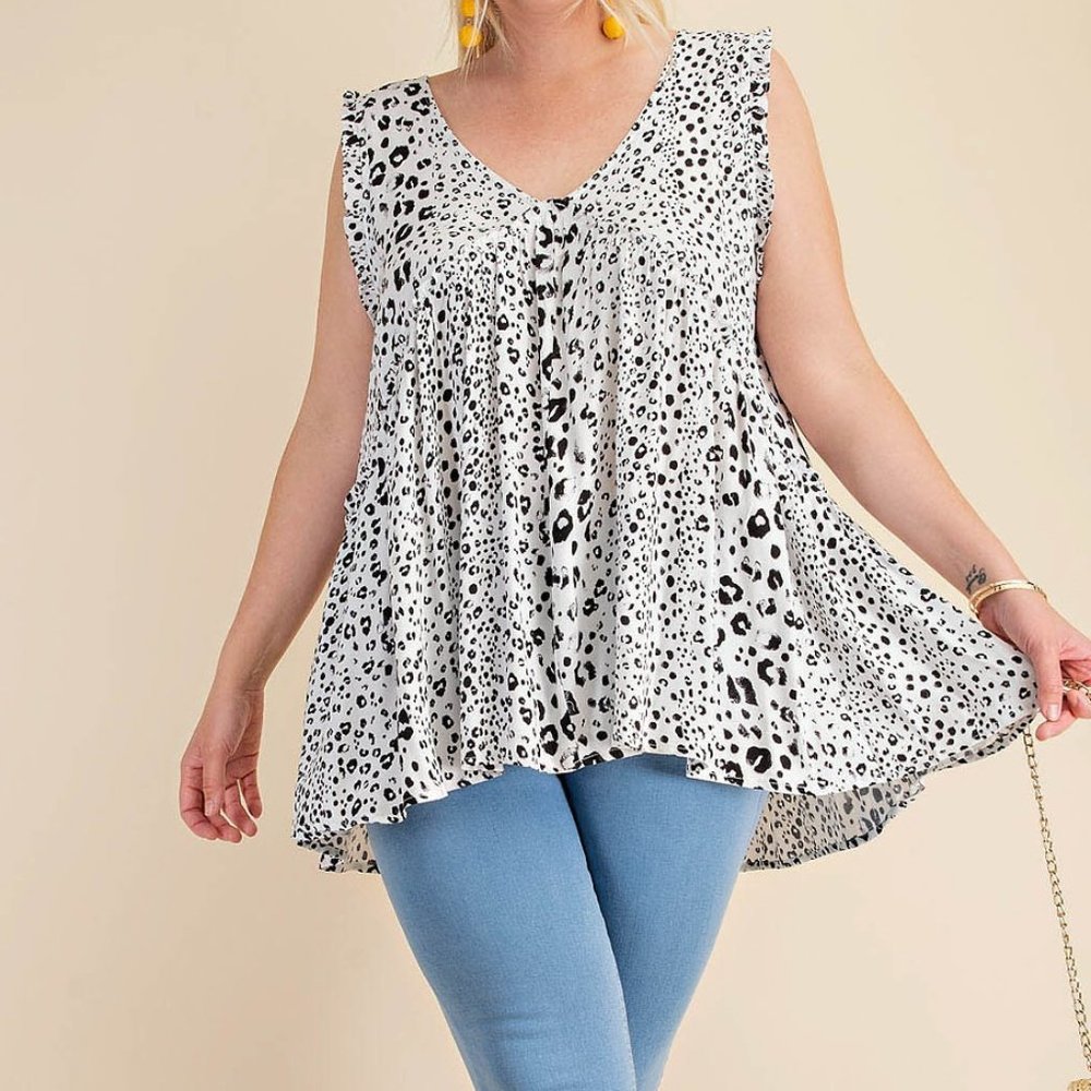 NWT Plus Size V-Neck Swing Tank Top - Sizes 1x - 3x